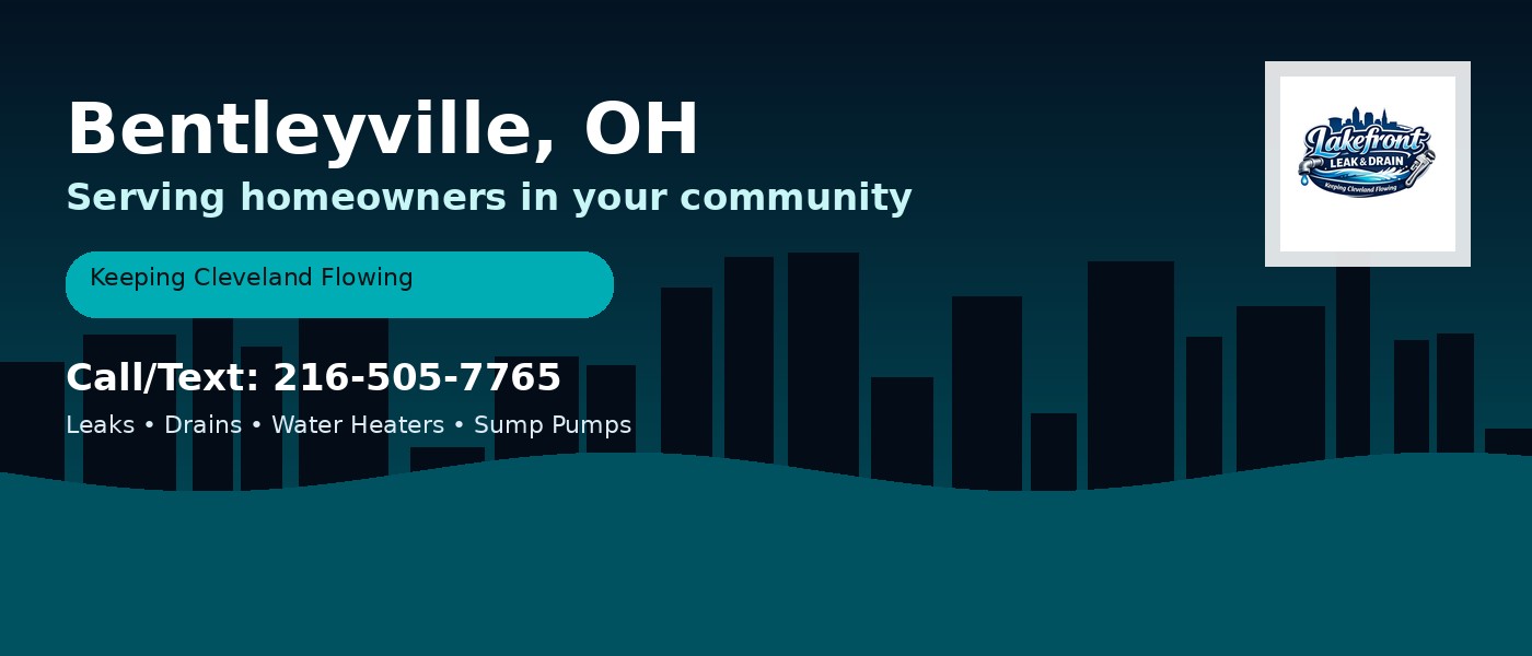 Bentleyville Ohio service area - Lakefront Leak & Drain