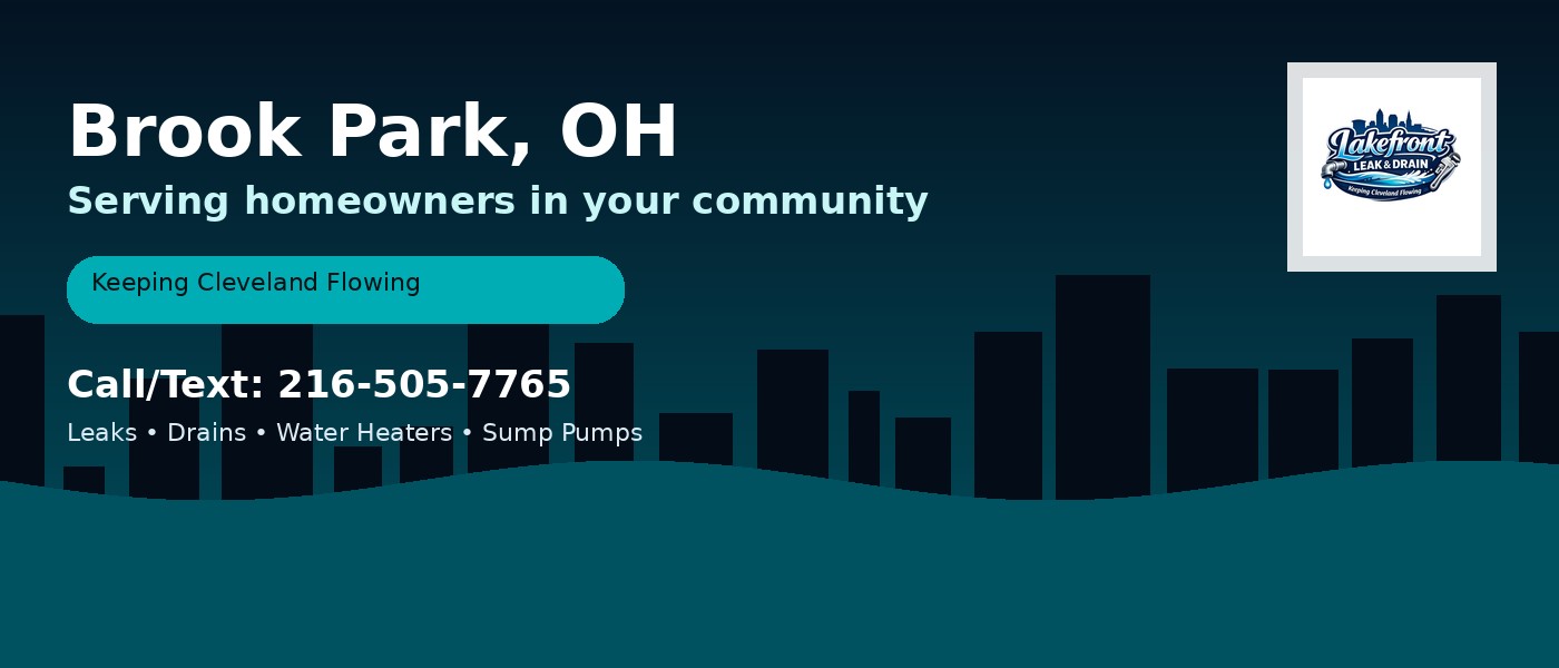 Brook Park Ohio service area - Lakefront Leak & Drain