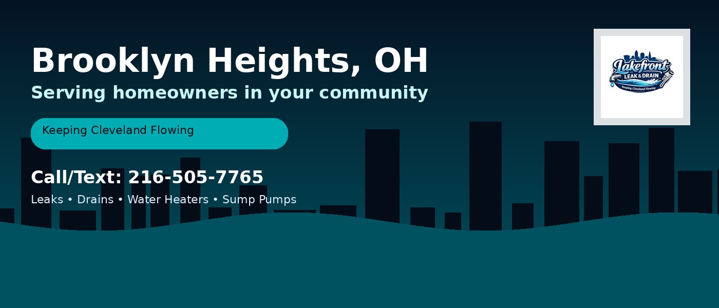 Brooklyn Heights Ohio service area - Lakefront Leak & Drain