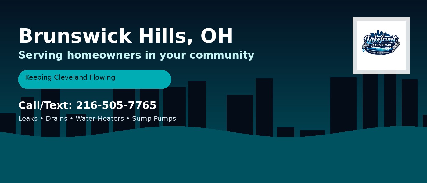 Brunswick Hills Ohio service area - Lakefront Leak & Drain