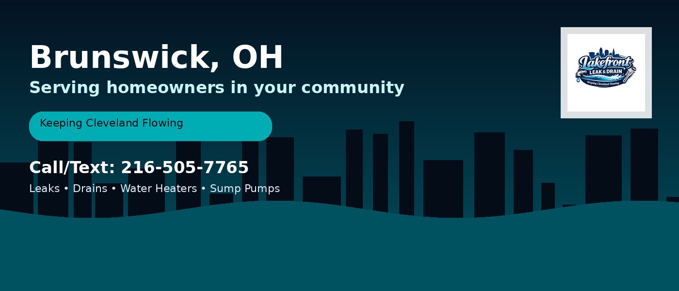 Brunswick Ohio service area - Lakefront Leak & Drain