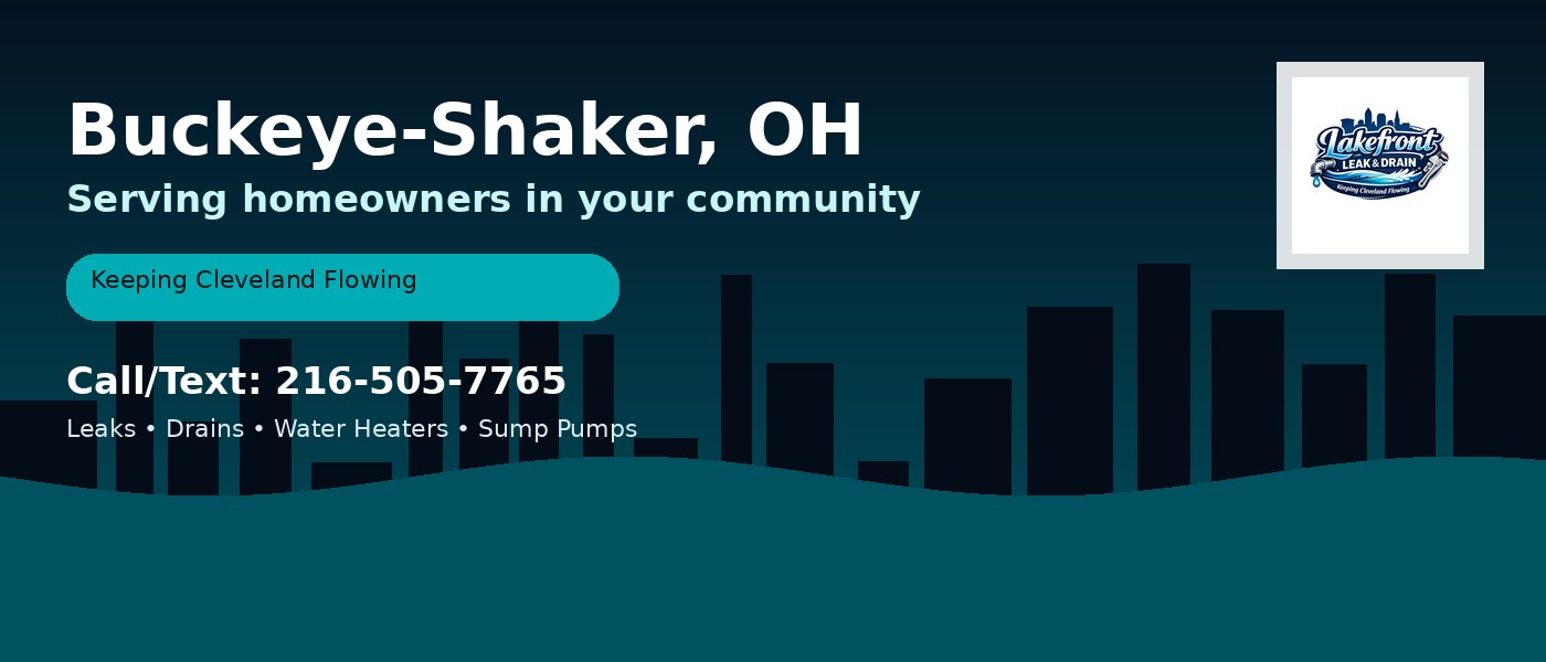 Buckeye-Shaker Ohio service area - Lakefront Leak & Drain
