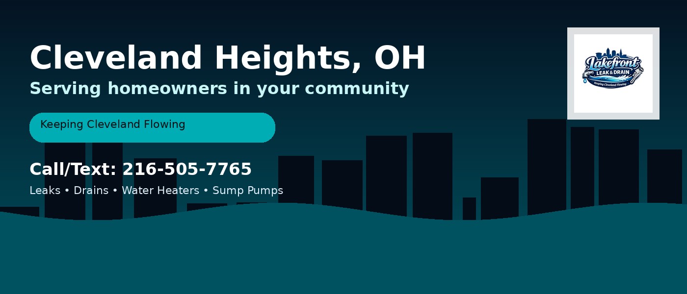 Cleveland Heights Ohio service area - Lakefront Leak & Drain