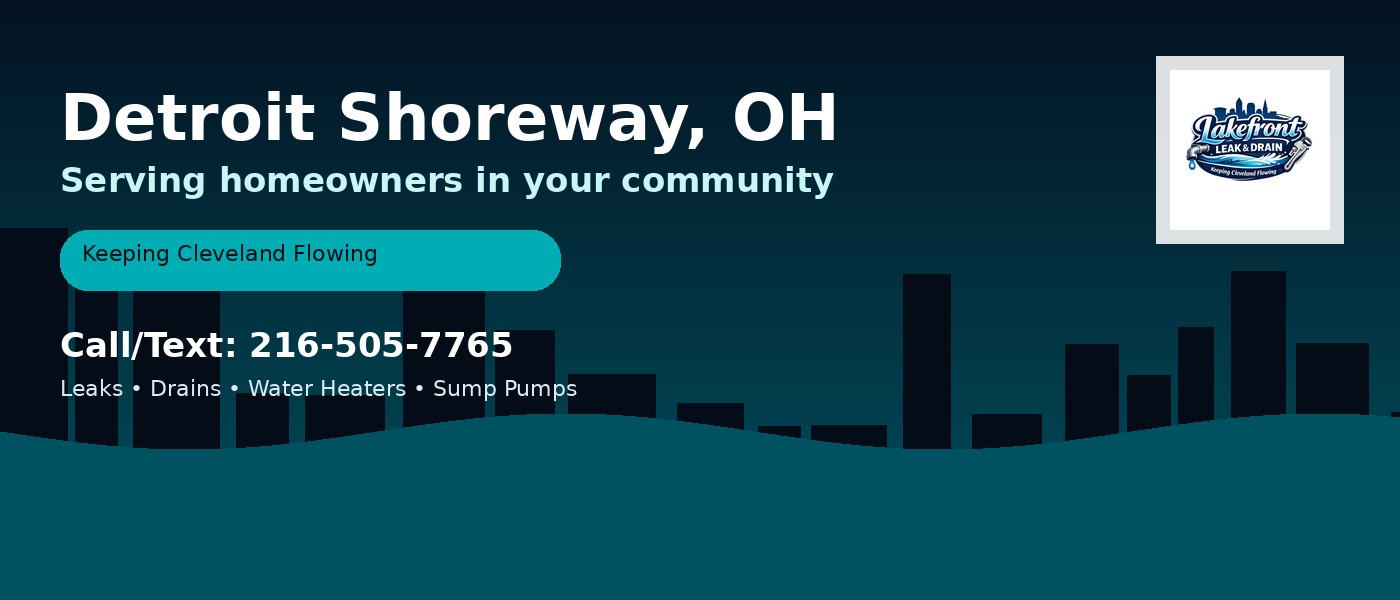 Detroit Shoreway Ohio service area - Lakefront Leak & Drain