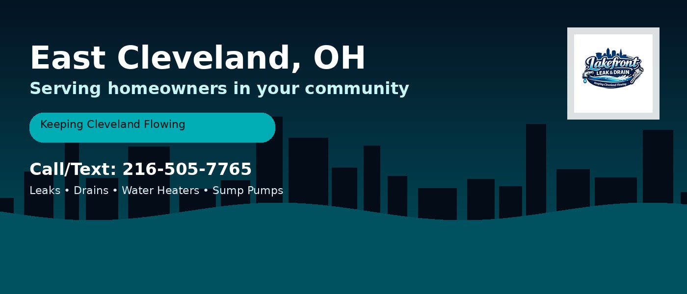 East Cleveland Ohio service area - Lakefront Leak & Drain