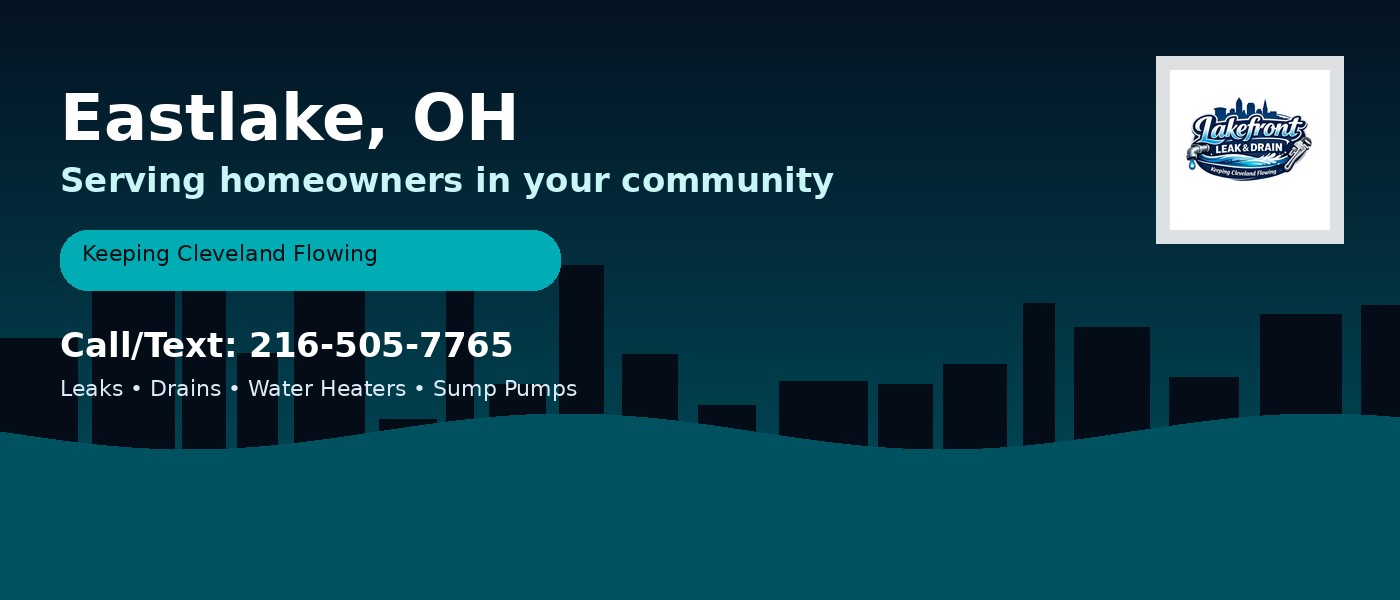 Eastlake Ohio service area - Lakefront Leak & Drain