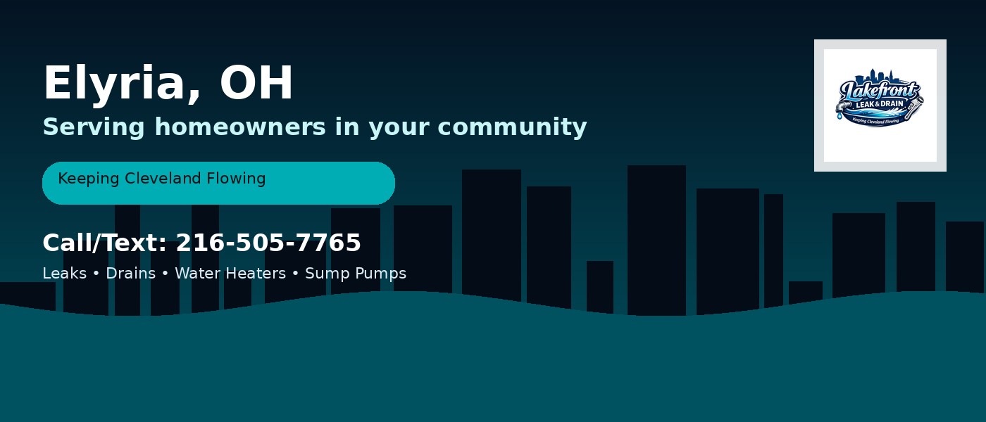 Elyria Ohio service area - Lakefront Leak & Drain