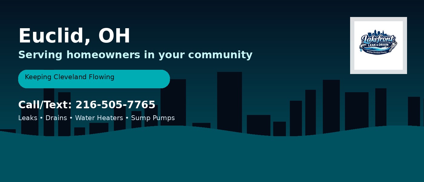 Euclid Ohio service area - Lakefront Leak & Drain