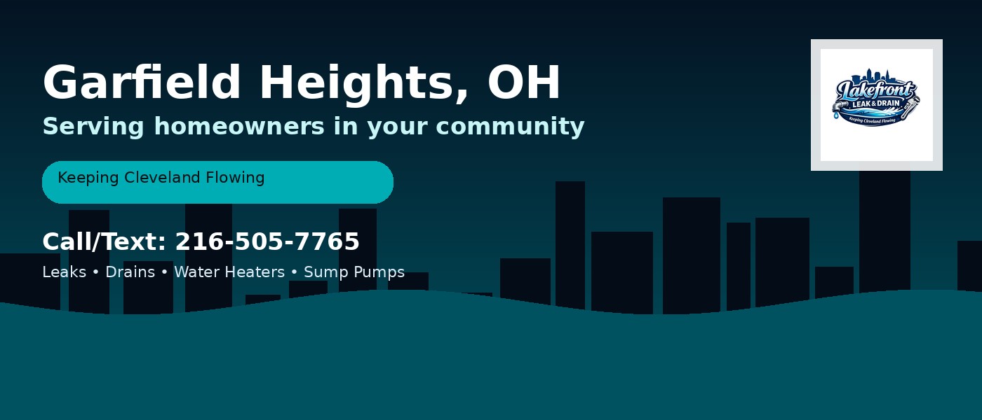 Garfield Heights Ohio service area - Lakefront Leak & Drain