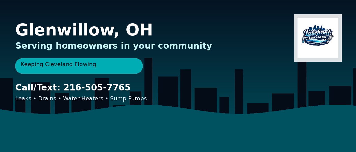 Glenwillow Ohio service area - Lakefront Leak & Drain