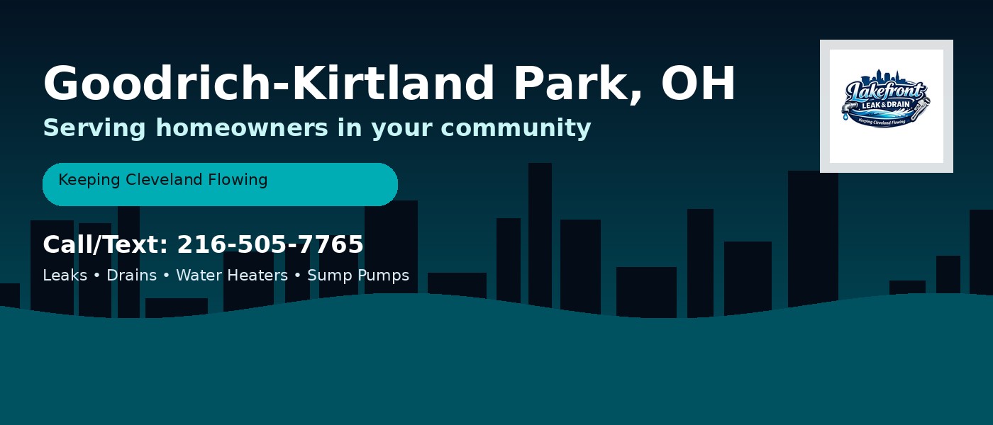 Goodrich-Kirtland Park Ohio service area - Lakefront Leak & Drain
