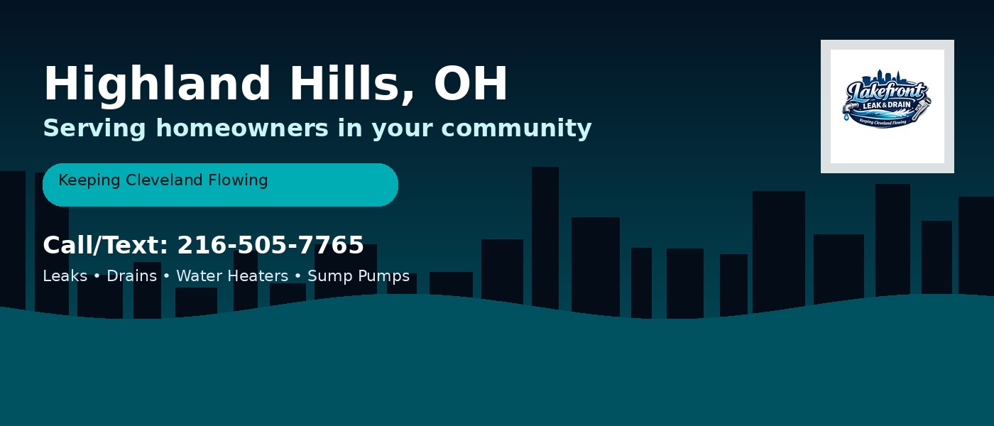 Highland Hills Ohio service area - Lakefront Leak & Drain