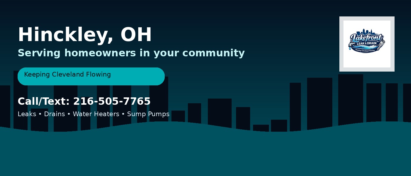 Hinckley Ohio service area - Lakefront Leak & Drain