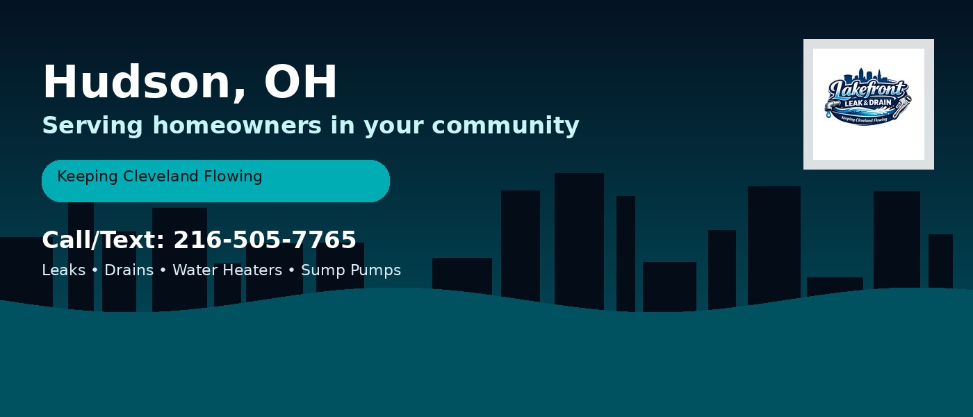 Hudson Ohio service area - Lakefront Leak & Drain