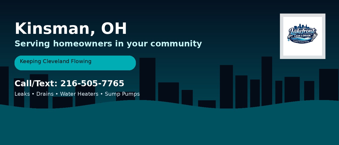 Kinsman Ohio service area - Lakefront Leak & Drain