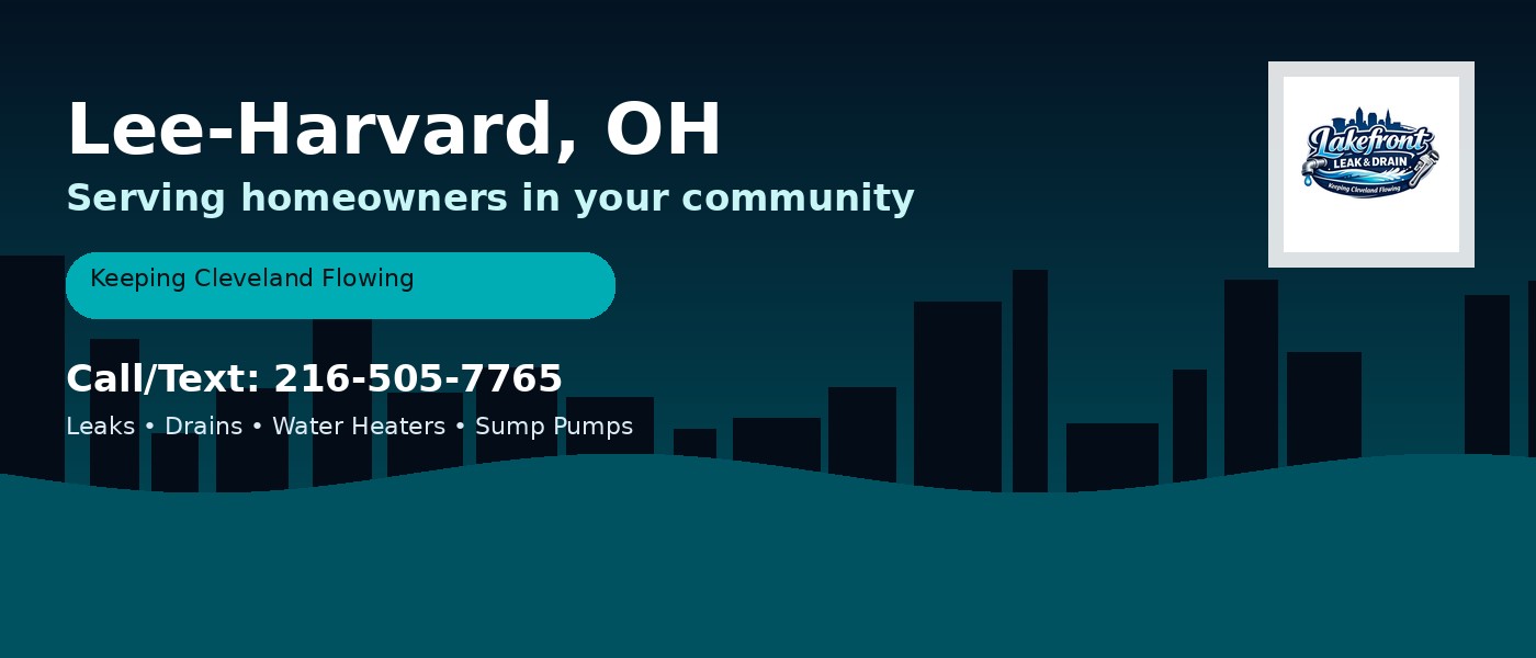 Lee-Harvard Ohio service area - Lakefront Leak & Drain
