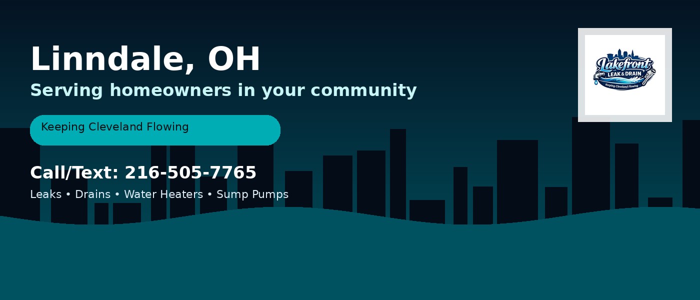 Linndale Ohio service area - Lakefront Leak & Drain
