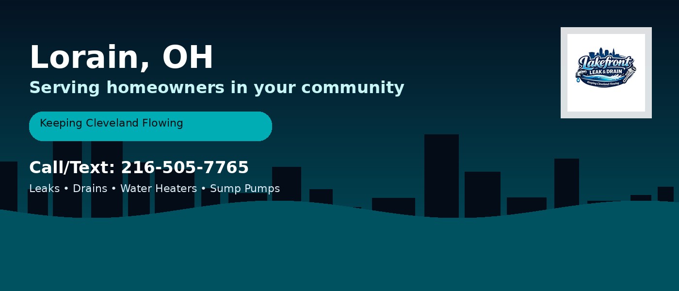 Lorain Ohio service area - Lakefront Leak & Drain