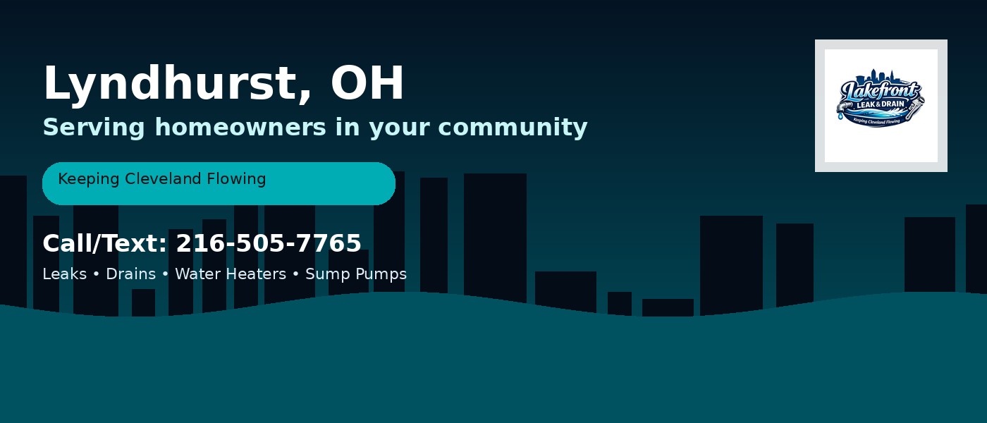 Lyndhurst Ohio service area - Lakefront Leak & Drain
