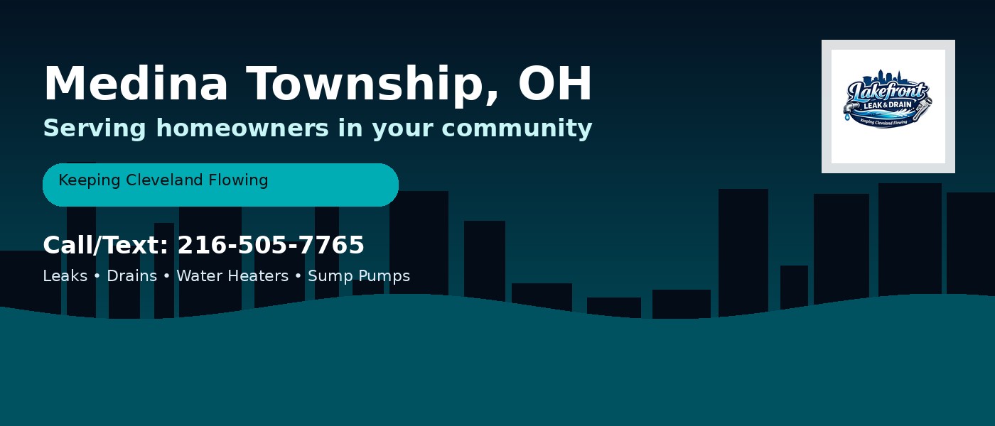 Medina Township Ohio service area - Lakefront Leak & Drain
