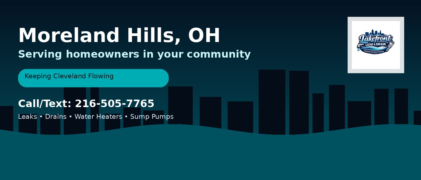 Moreland Hills Ohio service area - Lakefront Leak & Drain