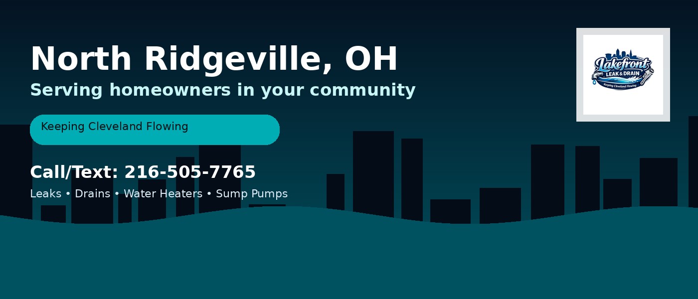 North Ridgeville Ohio service area - Lakefront Leak & Drain