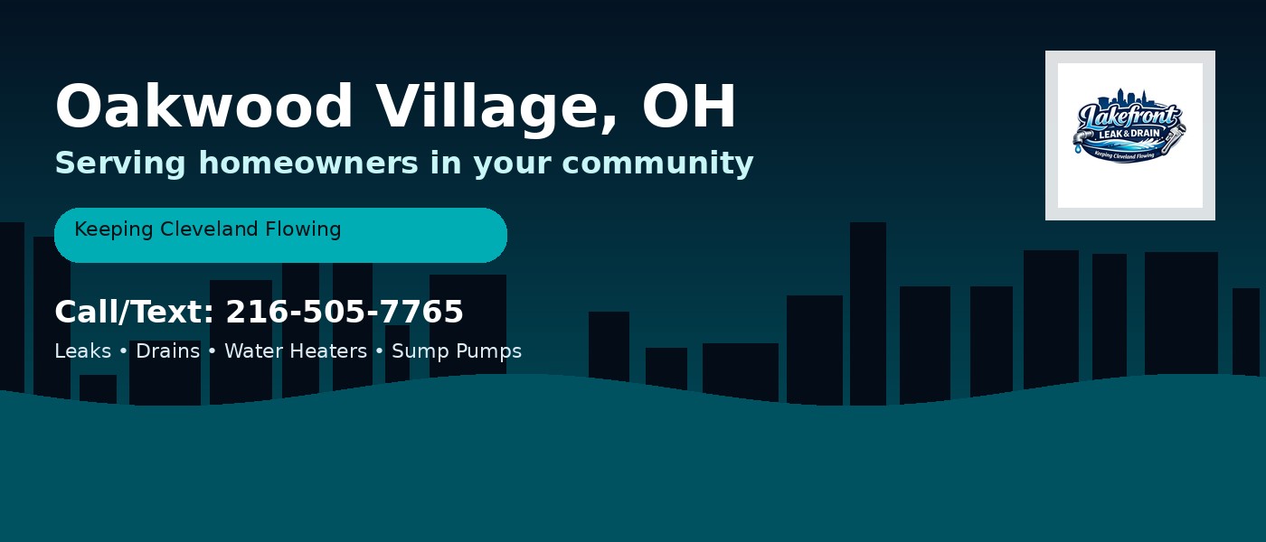 Oakwood Village Ohio service area - Lakefront Leak & Drain