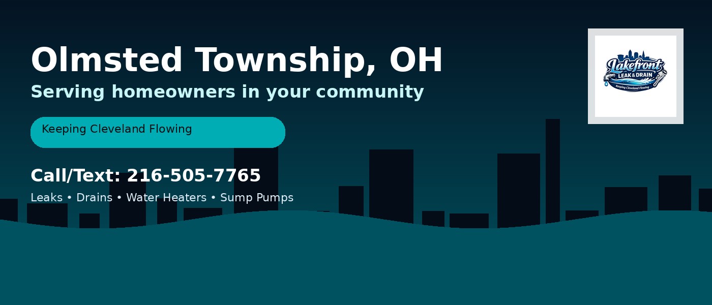 Olmsted Township Ohio service area - Lakefront Leak & Drain
