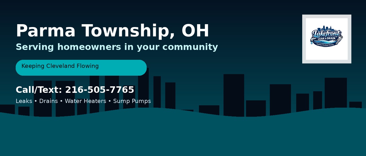 Parma Township Ohio service area - Lakefront Leak & Drain