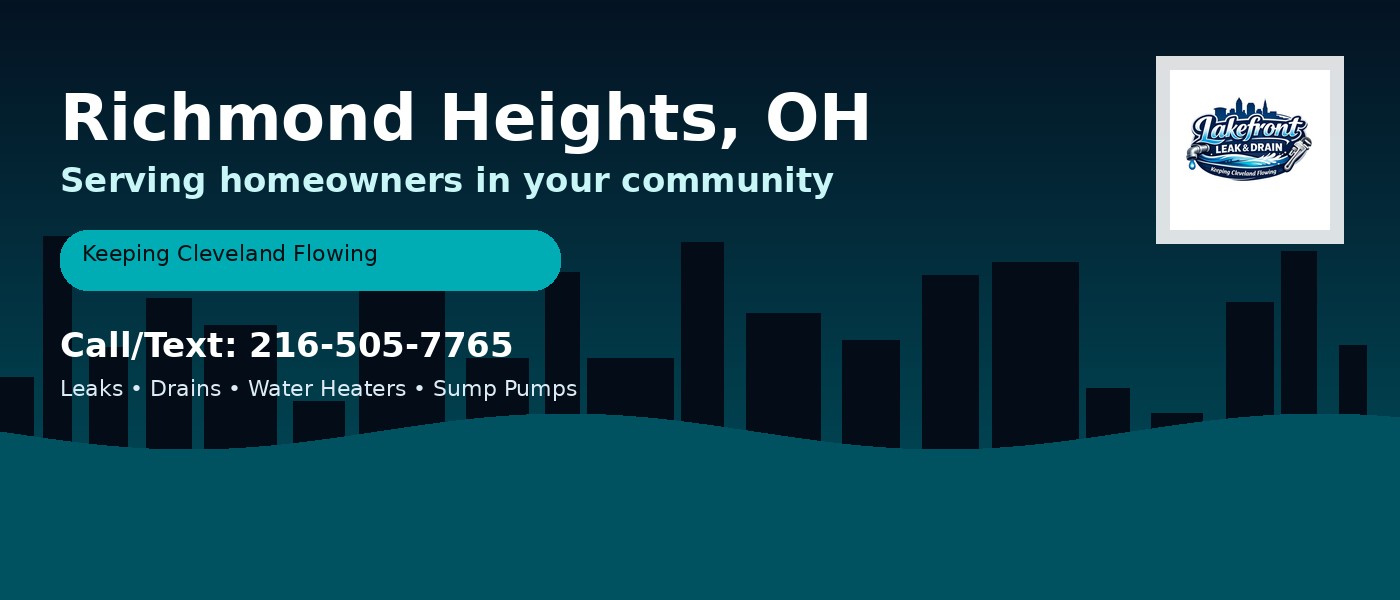 Richmond Heights Ohio service area - Lakefront Leak & Drain