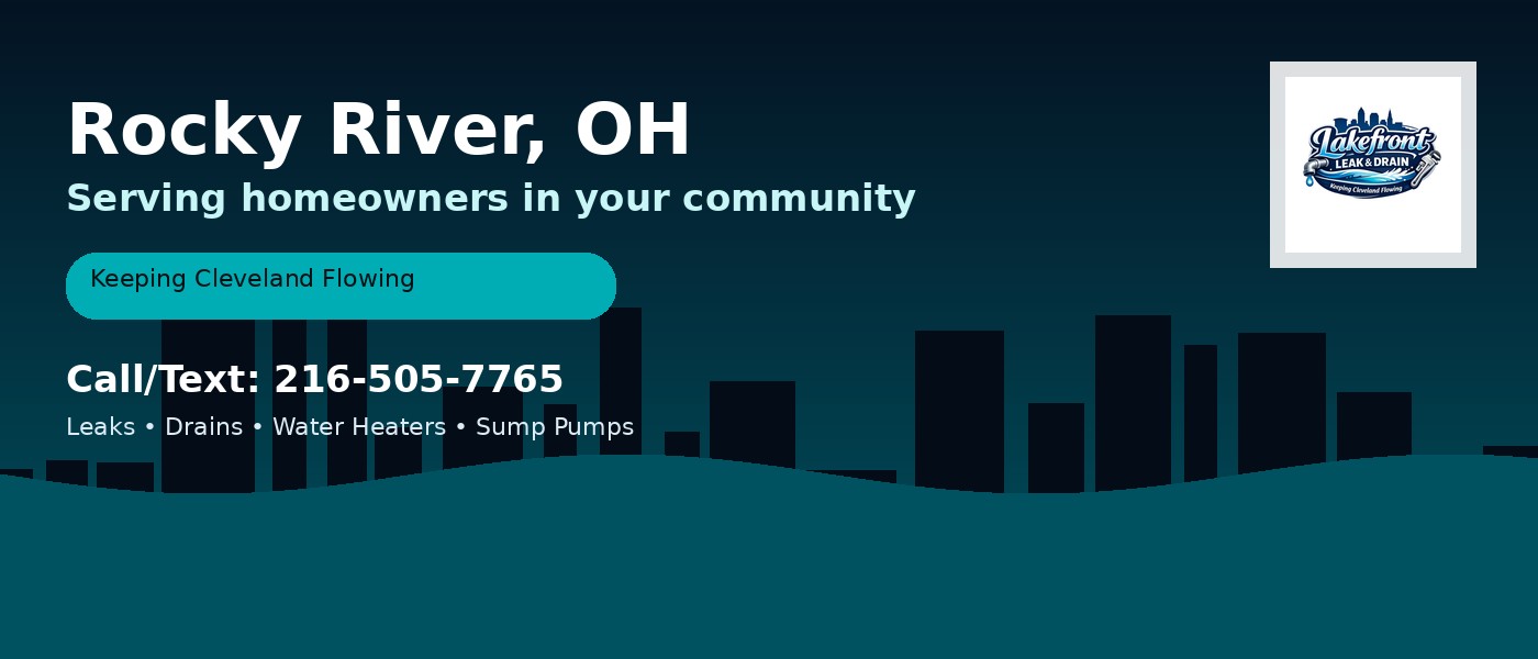 Rocky River Ohio service area - Lakefront Leak & Drain