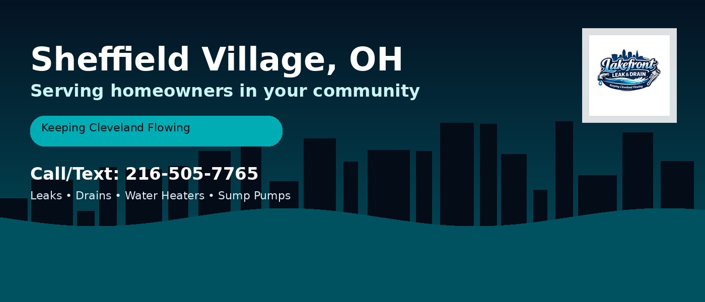 Sheffield Village Ohio service area - Lakefront Leak & Drain