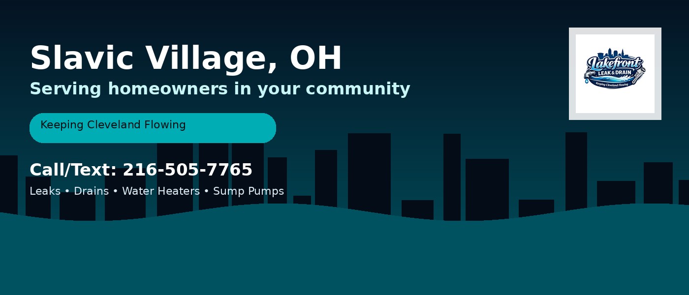 Slavic Village Ohio service area - Lakefront Leak & Drain