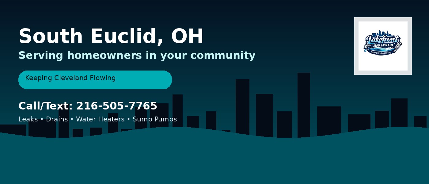 South Euclid Ohio service area - Lakefront Leak & Drain
