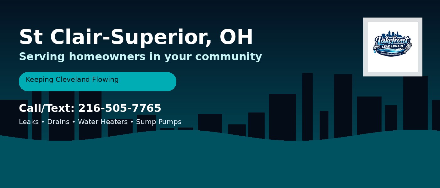 St Clair-Superior Ohio service area - Lakefront Leak & Drain