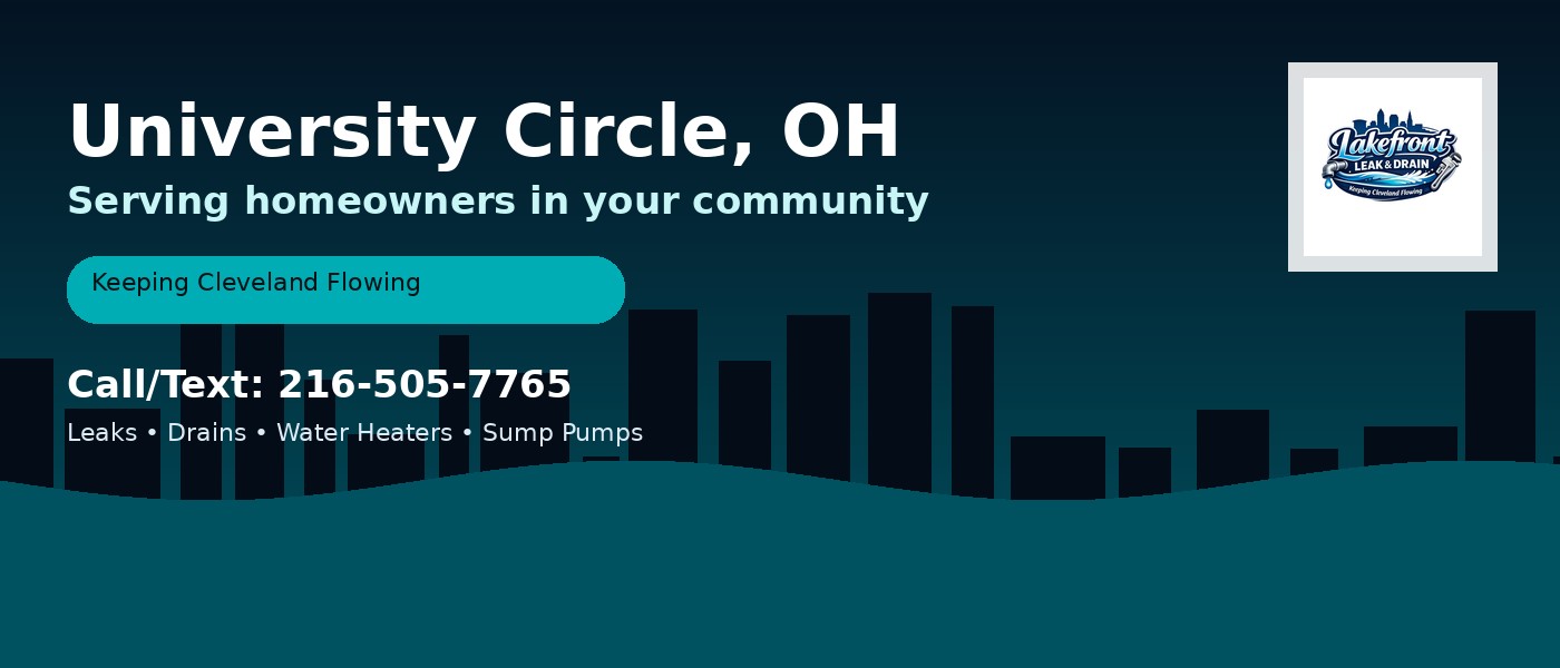 University Circle Ohio service area - Lakefront Leak & Drain