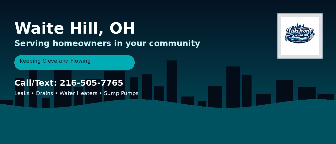 Waite Hill Ohio service area - Lakefront Leak & Drain