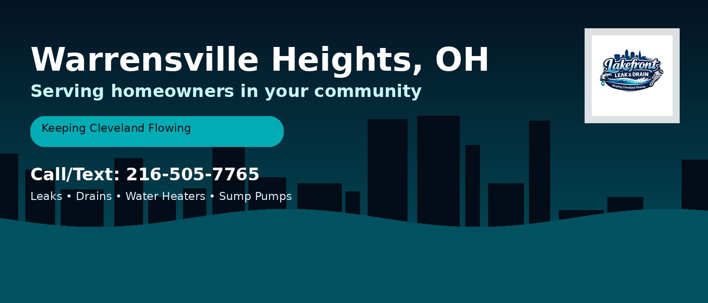 Warrensville Heights Ohio service area - Lakefront Leak & Drain