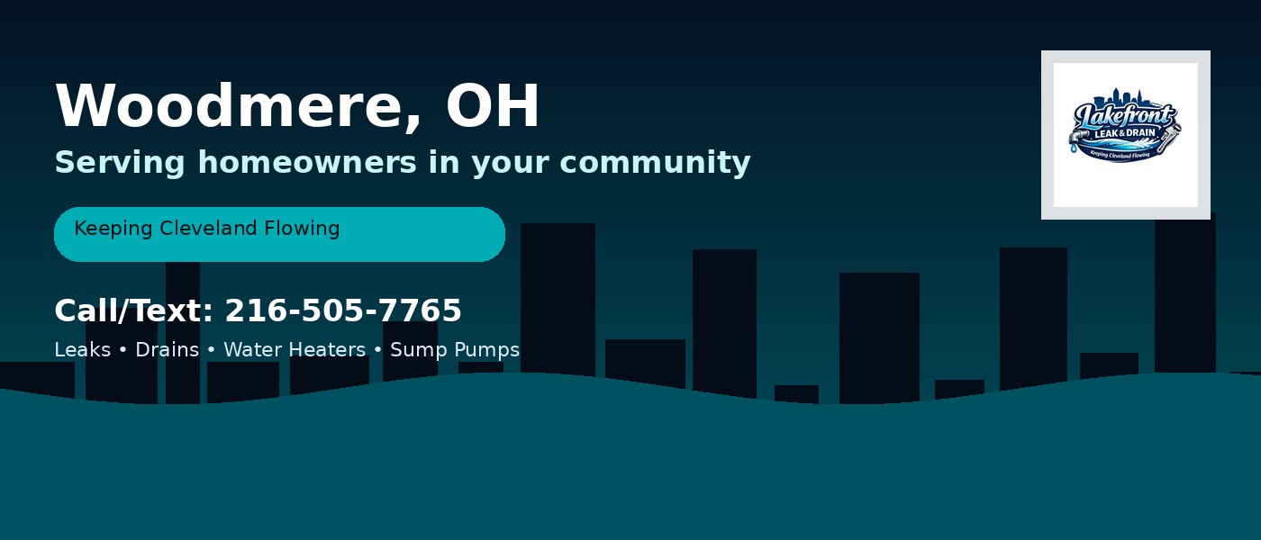 Woodmere Ohio service area - Lakefront Leak & Drain